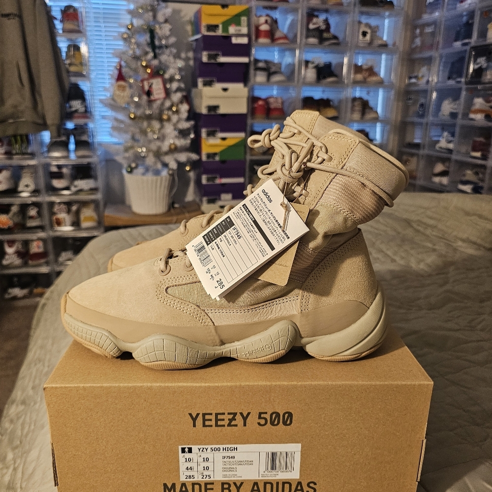 Adidas Yeezy 500 High Combat Sand Ds Men Size 10.5